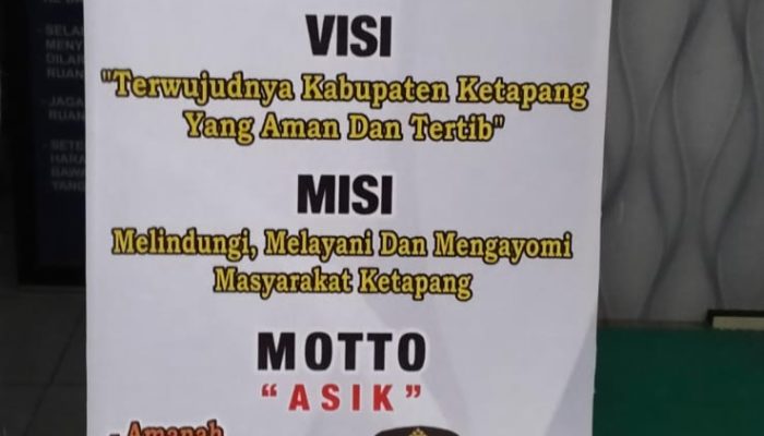 Motto Pelayanan SPKT Polres Ketapang